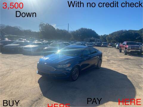 2018 Ford Fusion for sale at First Choice Financial LLC in Semmes AL