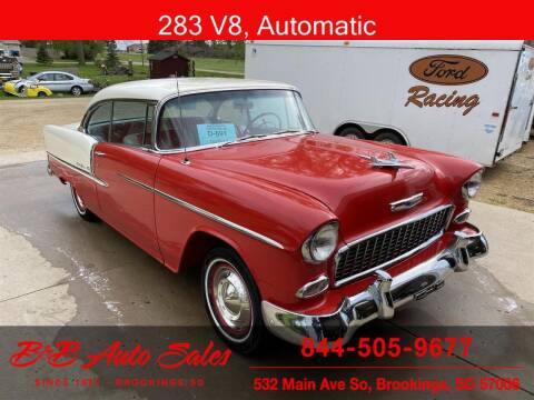 1955 Chevrolet Bel Air for sale at B & B Auto Sales in Brookings SD