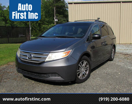 2012 Honda Odyssey for sale at Auto First Inc in Durham NC