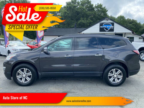 2015 Chevrolet Traverse for sale at Auto Store of NC in Walkertown NC