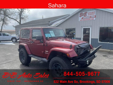 2012 Jeep Wrangler for sale at B & B Auto Sales in Brookings SD