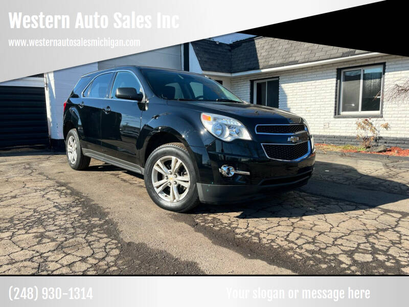 2015 Chevrolet Equinox for sale at Western Auto Sales Inc in Farmington Hills MI