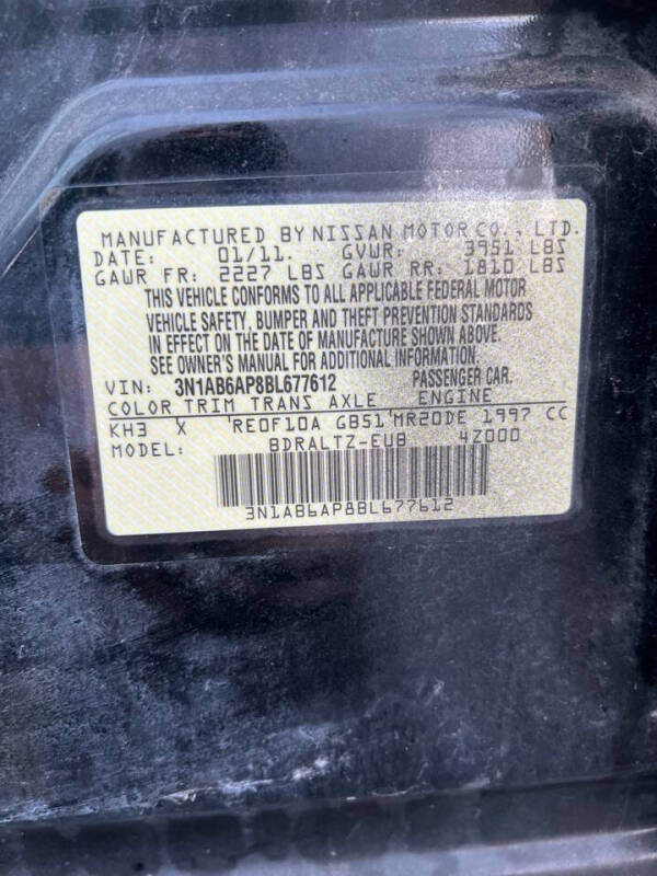 2011 Nissan Sentra 2.0 SR