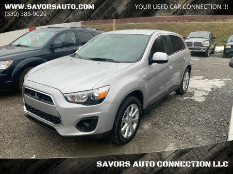2013 Mitsubishi Outlander Sport for sale at SAVORS AUTO CONNECTION LLC in East Liverpool OH