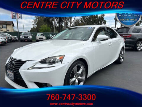 2014 Lexus IS 350 for sale at Centre City Motors in Escondido CA