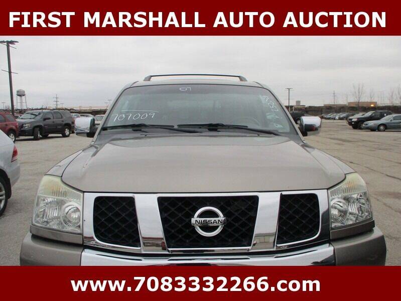 2007 Nissan Armada for sale at First Marshall Auto Auction in Harvey IL