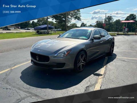 2015 Maserati Quattroporte for sale at Five Star Auto Group in North Canton OH