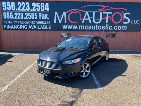 2015 Ford Fusion for sale at MC Autos LLC in Pharr TX