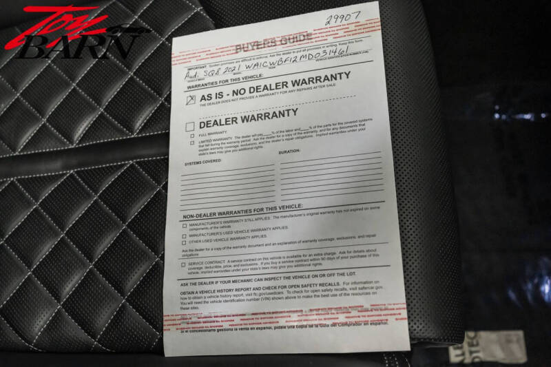 2021 Audi SQ8 4.0T quattro Prestige