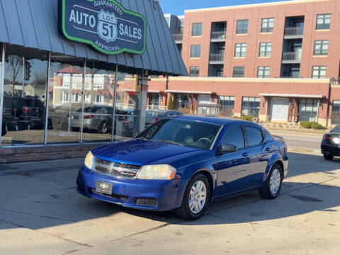 2014 Dodge Avenger for sale at LOT 51 AUTO SALES in Madison WI