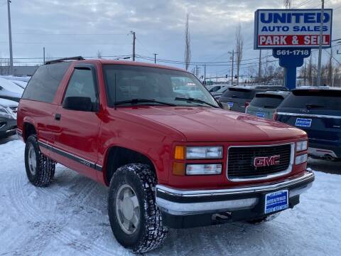 1995 GMC Yukon for sale at United Auto Sales in Anchorage AK