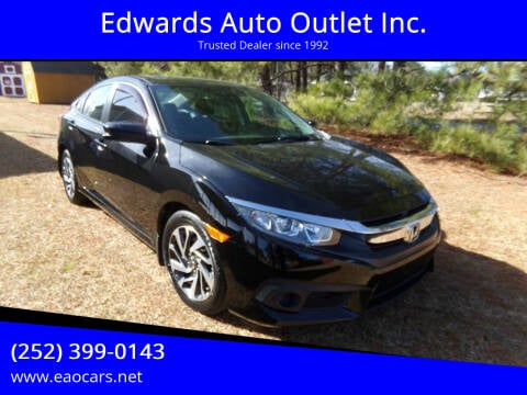 2018 Honda Civic for sale at Edwards Auto Outlet Inc. in Wilson NC