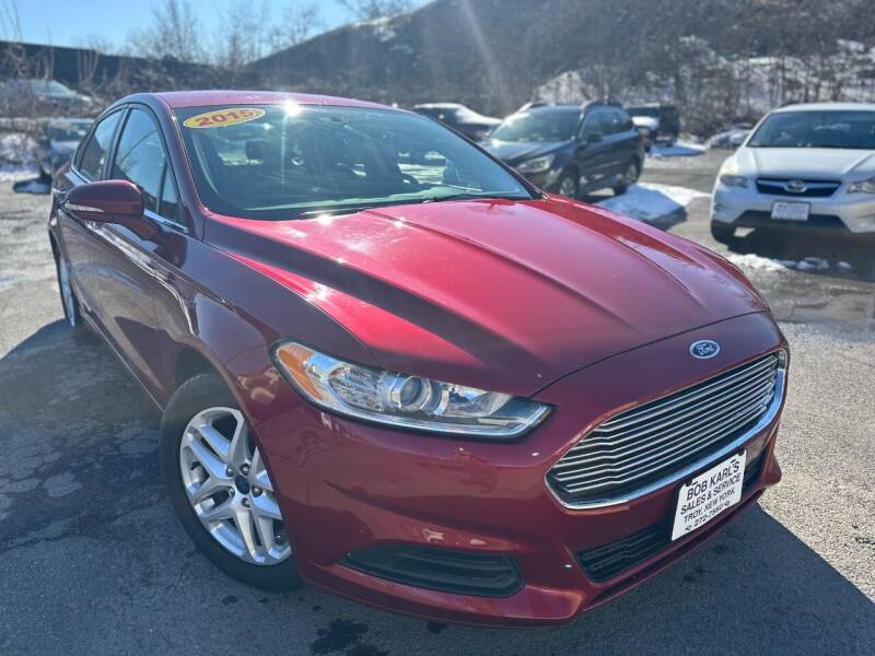 2015 Ford Fusion for sale at Bob Karl's Sales & Service in Troy NY
