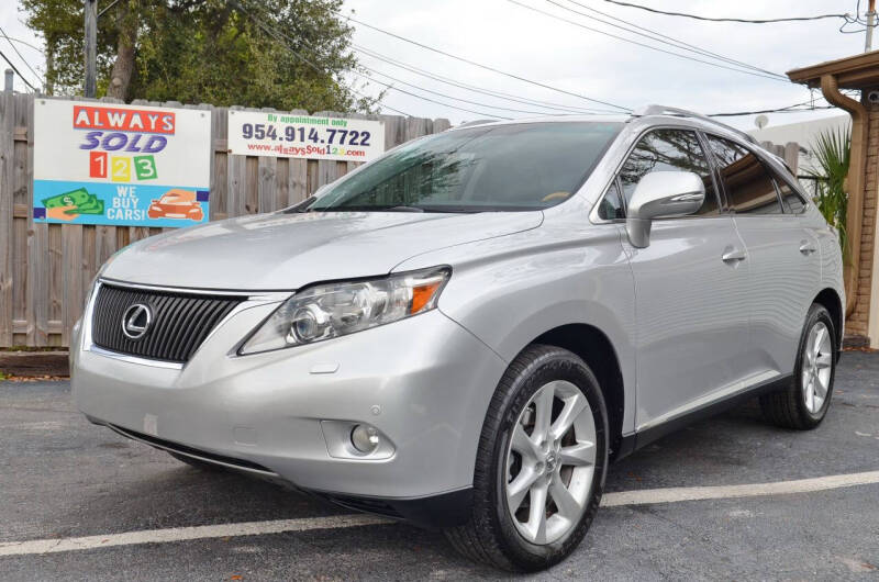 2012 Lexus RX 350 for sale at ALWAYSSOLD123 INC in Fort Lauderdale FL