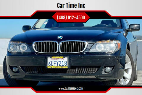 2008 BMW 7 Series for sale at Car Time Inc in San Jose CA