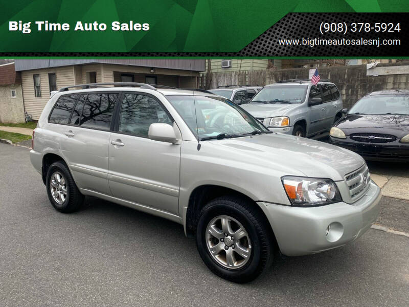 2007 Toyota Highlander for sale at Big Time Auto Sales in Vauxhall NJ