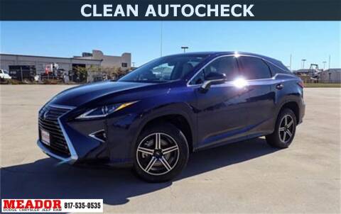 2017 Lexus RX 350 for sale at Meador Dodge Chrysler Jeep RAM in Fort Worth TX