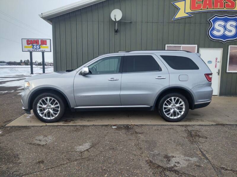 2015 Dodge Durango for sale at CARS ON SS in Rice Lake WI