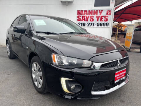 2017 Mitsubishi Lancer for sale at Manny G Motors in San Antonio TX