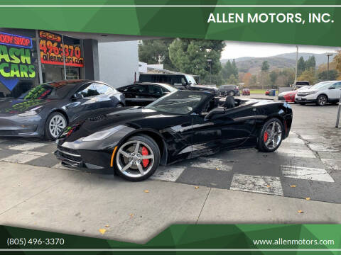 2014 Chevrolet Corvette for sale at Allen Motors, Inc. in Thousand Oaks CA