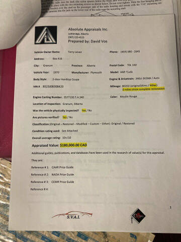 1970 Plymouth Barracuda