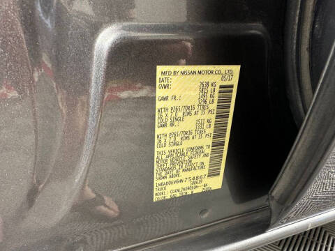 2017 Nissan Frontier
