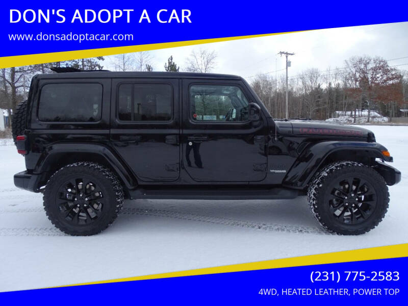 2021 Jeep Wrangler Unlimited for sale at DON'S ADOPT A CAR in Cadillac MI