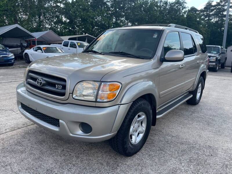 2001 Toyota Sequoia for sale at AUTO WOODLANDS in Magnolia TX