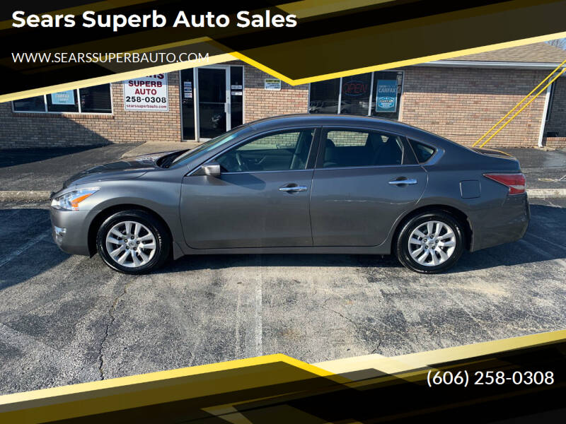 2015 Nissan Altima for sale at Sears Superb Auto Sales in Corbin KY