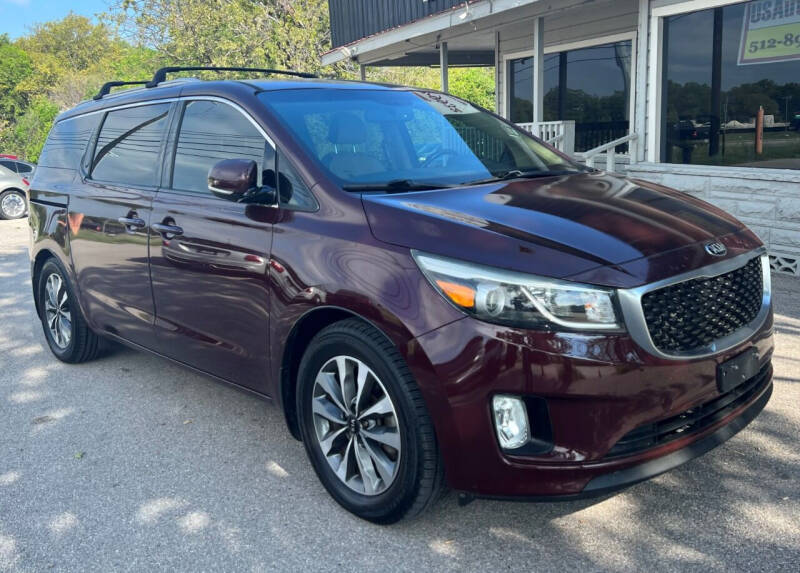 2015 Kia Sedona for sale at USA AUTO CENTER in Austin TX