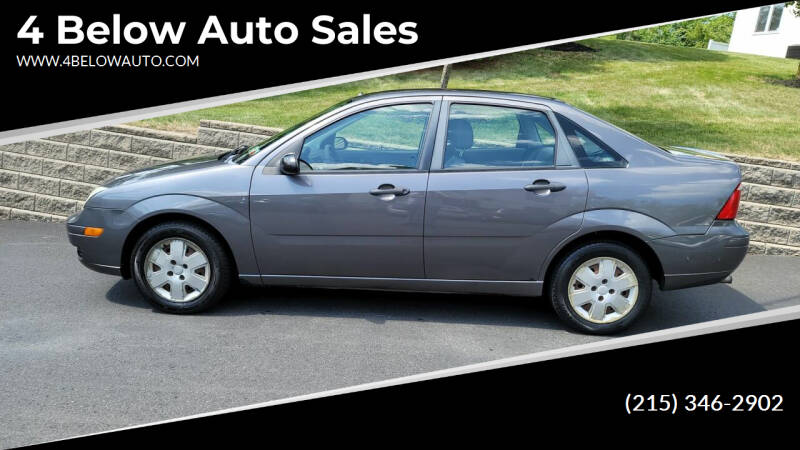 2007 Ford Focus for sale at 4 Below Auto Sales in Willow Grove PA
