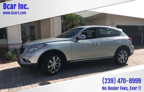 2017 Infiniti QX50 for sale at Bcar Inc. in Fort Myers FL