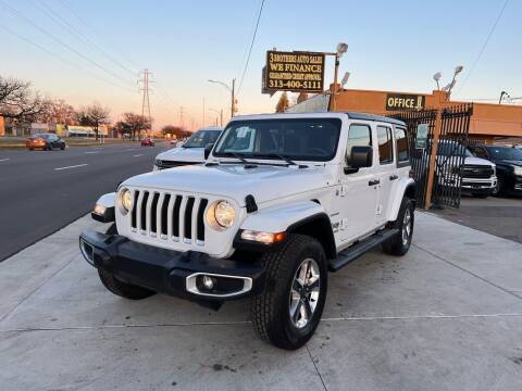2022 Jeep Wrangler Unlimited for sale at 3 Brothers Auto Sales Inc in Detroit MI