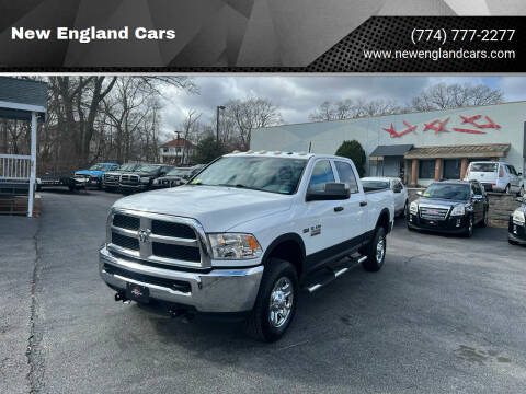 2016 RAM 2500 for sale at New England Cars in Attleboro MA