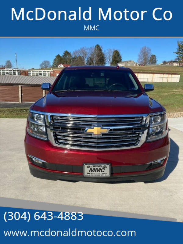 2016 Chevrolet Tahoe for sale at McDonald Motor Co in Harrisville WV