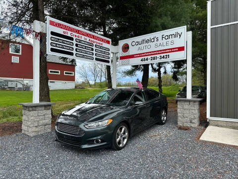 2015 Ford Fusion for sale at Caulfields Family Auto Sales in Bath PA