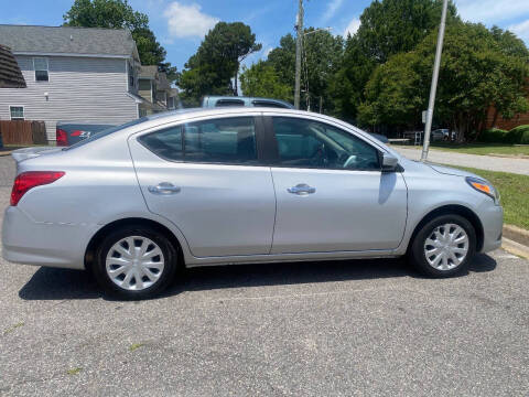 2019 Nissan Versa for sale at Funderburk Auto Wholesale in Chesapeake VA