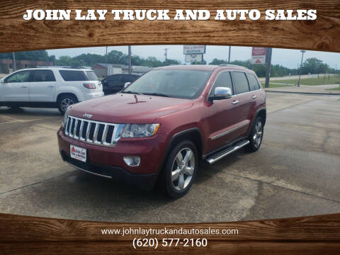 2012 Jeep Grand Cherokee for sale at John Lay Truck and Auto Sales in Independence KS