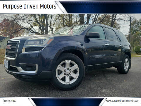 2015 GMC Acadia for sale at Purpose Driven Motors in Sidney OH