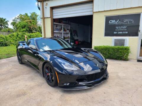 2016 Chevrolet Corvette for sale at O & J Auto Sales in Royal Palm Beach FL