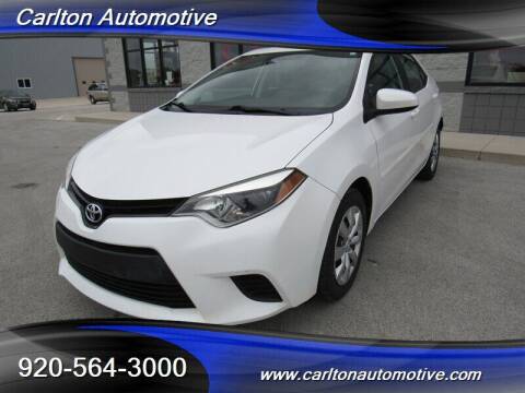 2014 Toyota Corolla for sale at Carlton Automotive Inc in Oostburg WI