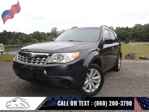 2012 Subaru Forester for sale at EAGLEVILLE MOTORS LLC in Storrs Mansfield CT