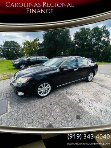 2010 Lexus ES 350 for sale at Carolinas Regional Finance in Henderson NC