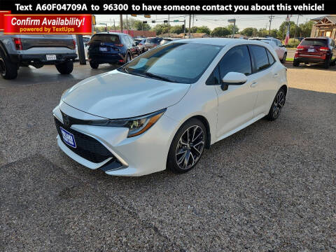 2020 Toyota Corolla Hatchback for sale at POLLARD PRE-OWNED in Lubbock TX