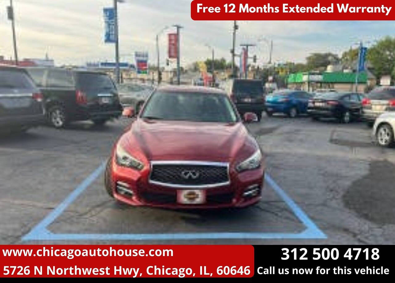 2015 INFINITI Q50 for sale at Chicago Auto House in Chicago, IL