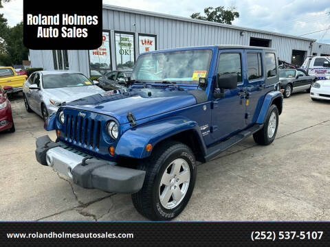 2010 Jeep Wrangler Unlimited for sale at Roland Holmes Auto Sales in Roanoke Rapids NC