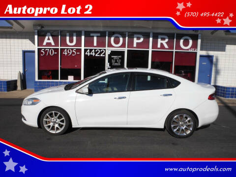 2013 Dodge Dart for sale at Autopro Lot 2 in Sunbury PA