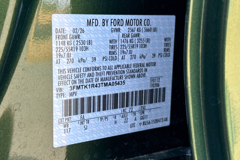 2026 Ford Mustang Mach-E Select