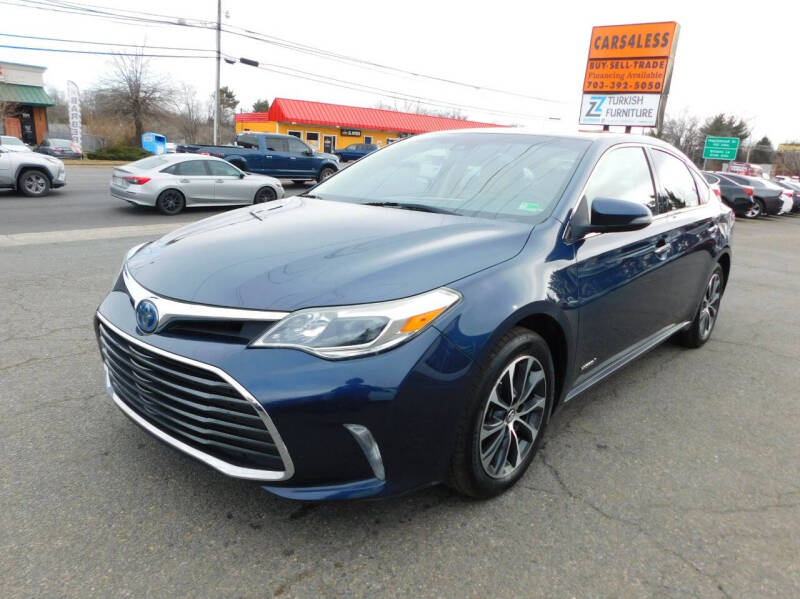 2018 Toyota Avalon Hybrid for sale at Cars 4 Less in Manassas VA