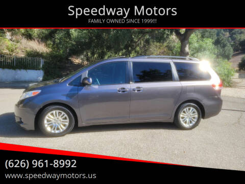 2012 Toyota Sienna for sale at Speedway Motors in Glendora CA